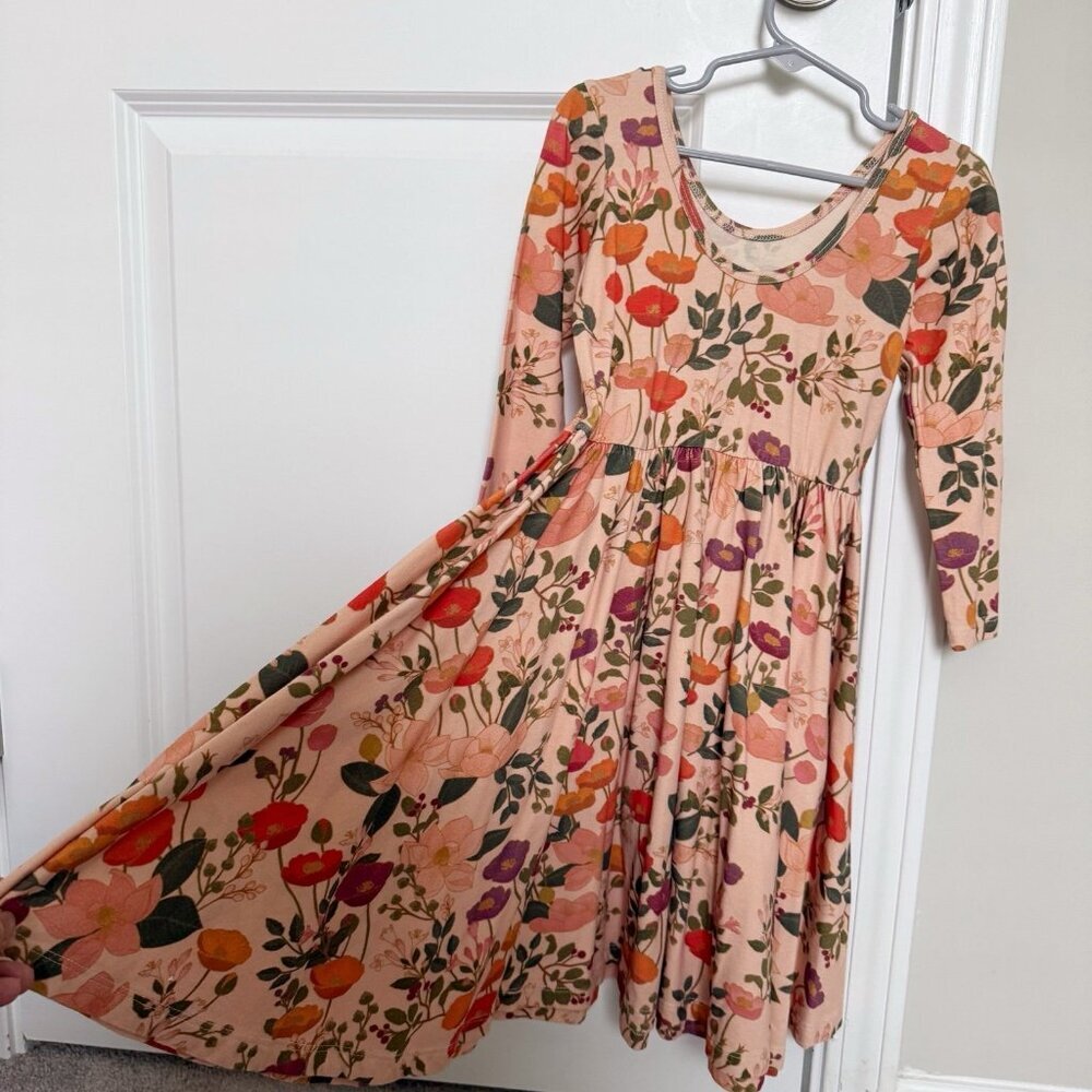Alice + Ames Ballet Dress In Botany Print 7 Years Euc — image 8 of 8